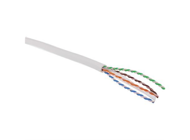 ECS kabel U/UTP C6A LSZH 500m trumma vit 